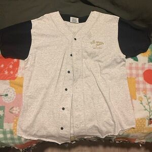 West Seattle Full Moon Saloon Baseball Tee - Gray & Black